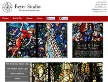Tablet Screenshot of beyerstudio.com